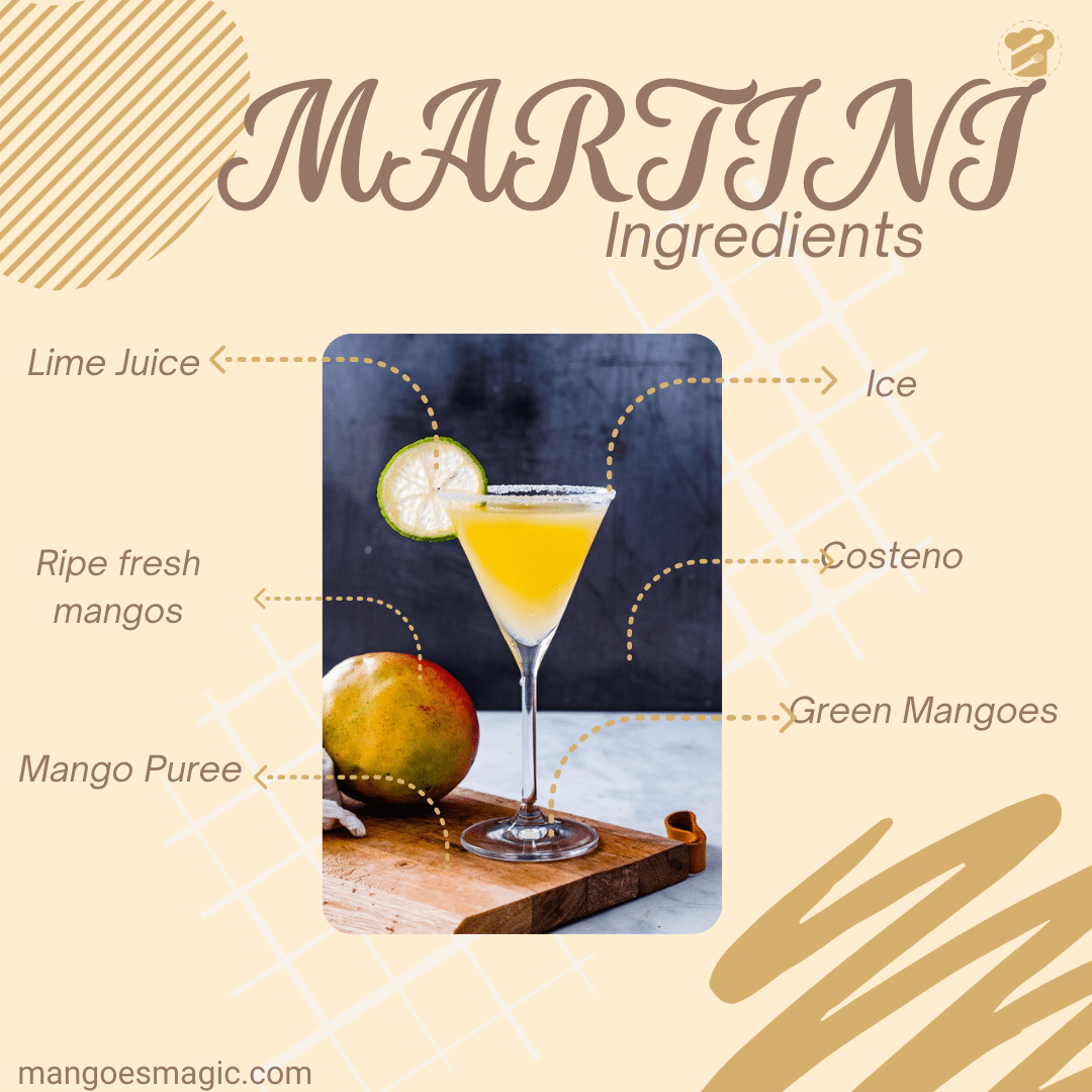 mango martini ingredients