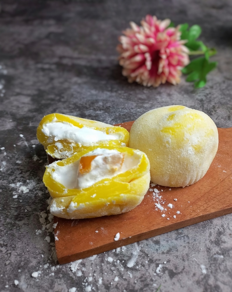 Mango Mochi Filled With Mango Ice Cream With Real Mango