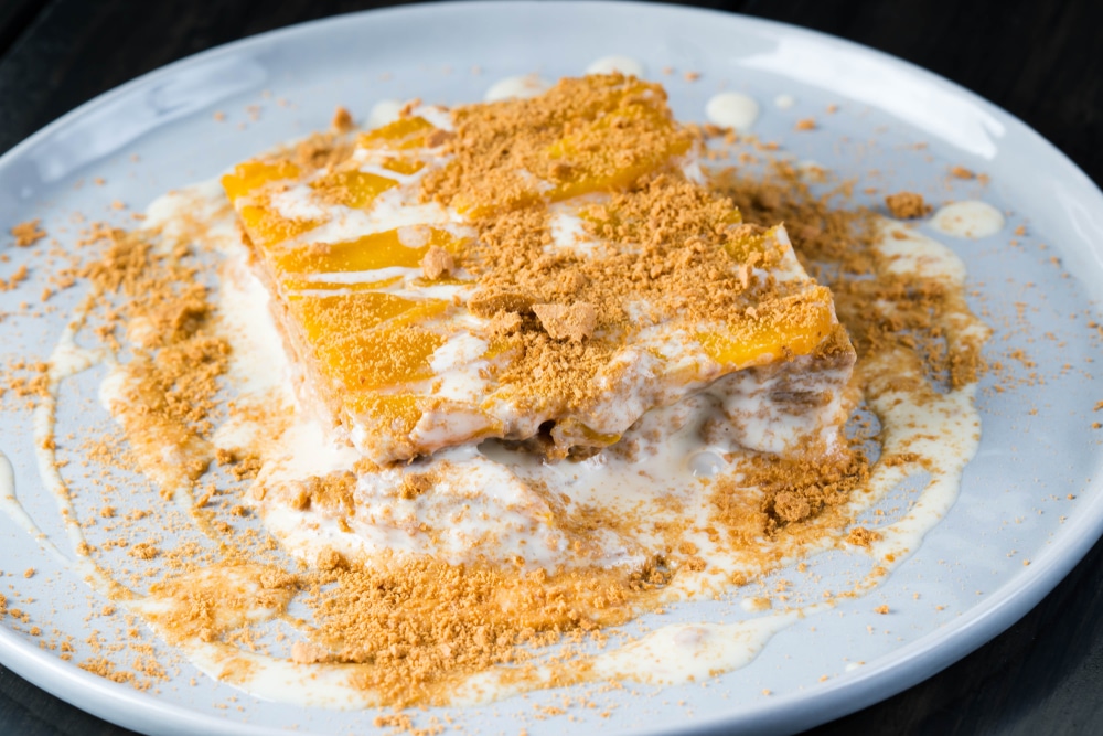 mango float a well known easy to prepare Filipino dessert