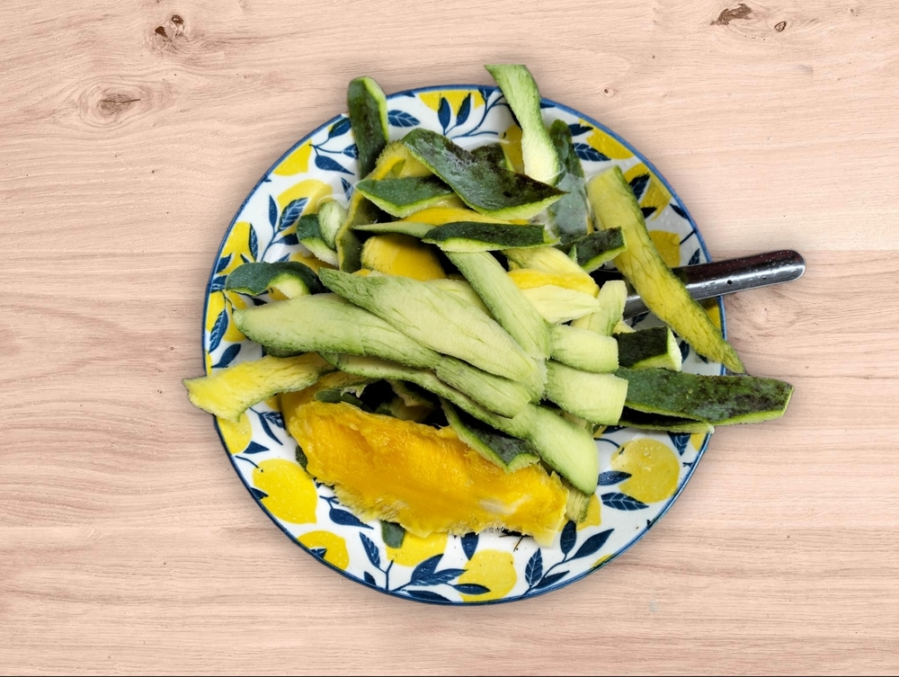 Mangoes Are Peeled And Ready To Eat